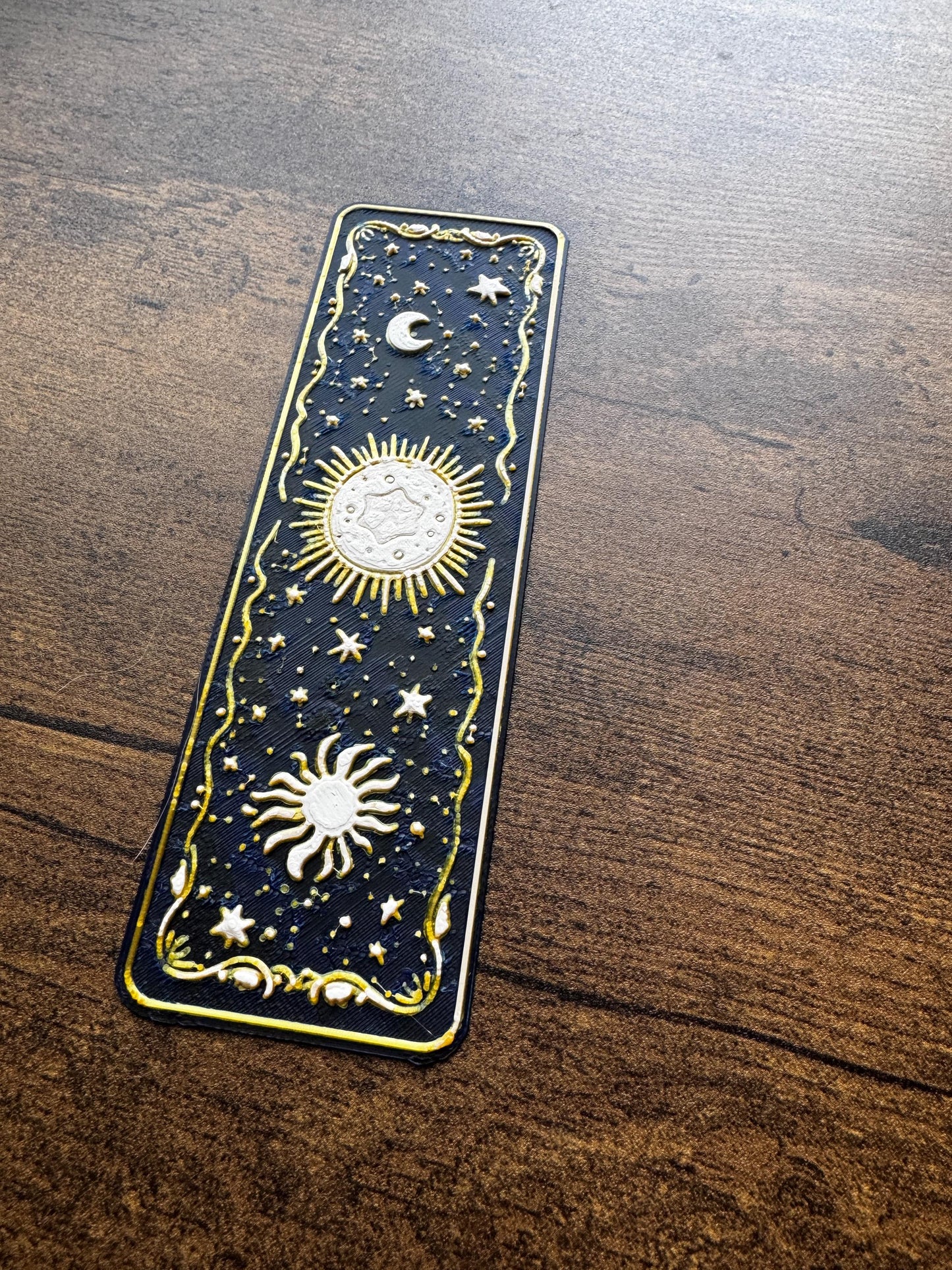 Celestial Dreams Bookmark Set – Moon, Stars & Planets Fantasy Bookmarks | Cosmic Aesthetic 3D Printed Bookmarks (Set of 3 or Individual)