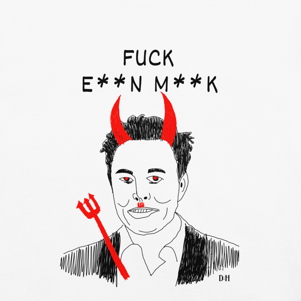 Fuck Elon Musk T-Shirt – Heavyweight Cotton Tee